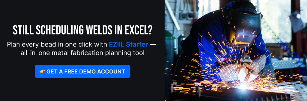 Wleding positions metal fabrication MES project management shop sloor 1