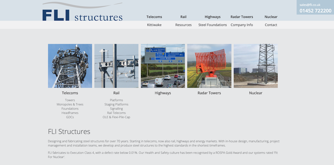 FLI Structures website