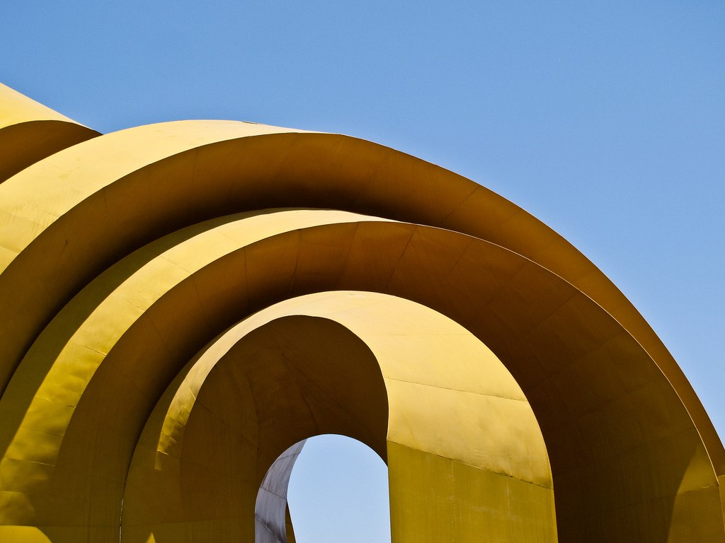 Arcos del Tercer Milenio is a sculpture by Sebastián, installed in Guadalajara, Jalisco, Mexico