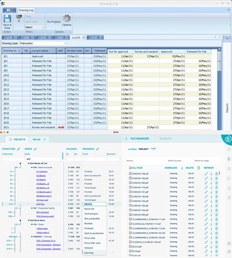 Fabtrol vs Eziil File manager