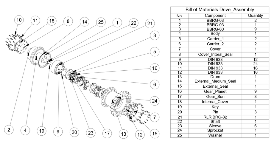 Exploded assembly drawings contain references to the components.