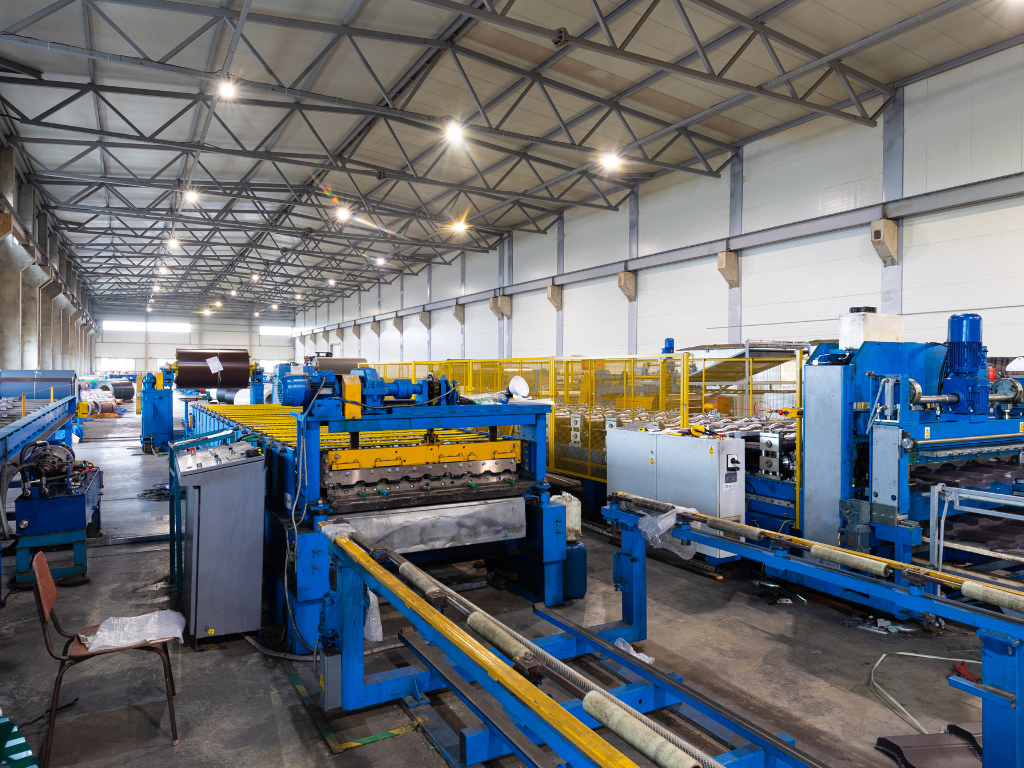 Metal Production Industry Equipment at Warehouse