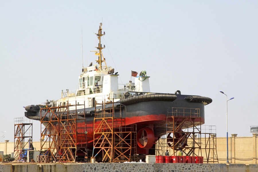 HSLA steel ship