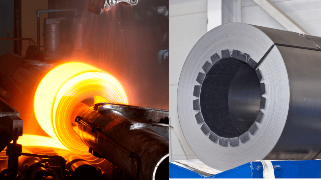 hot rolled steel (HRS) and cold rolled steel (CRS) comparison