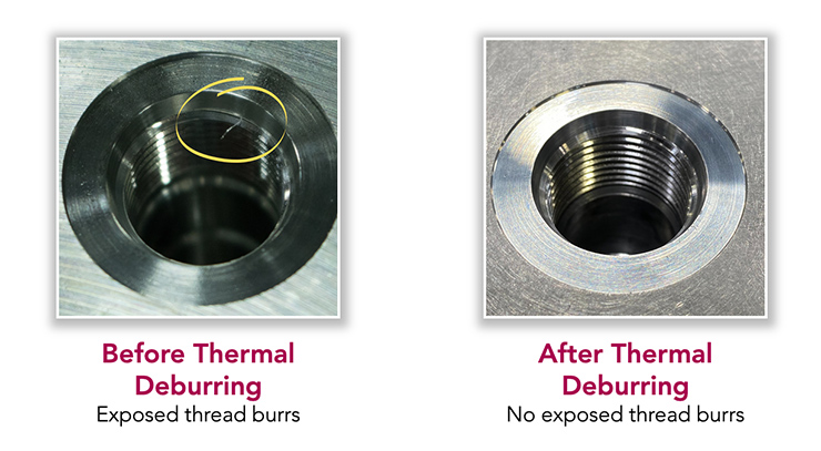 thermal deburring