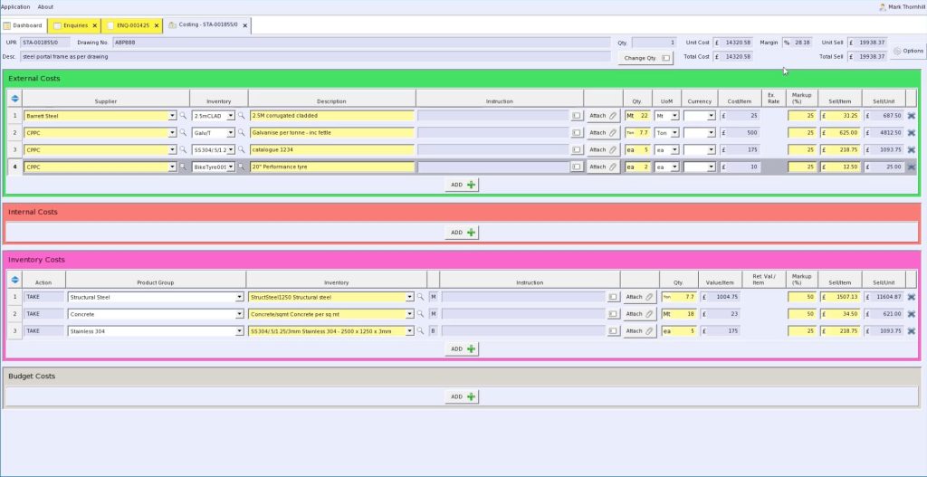 Statii MRP dashboard