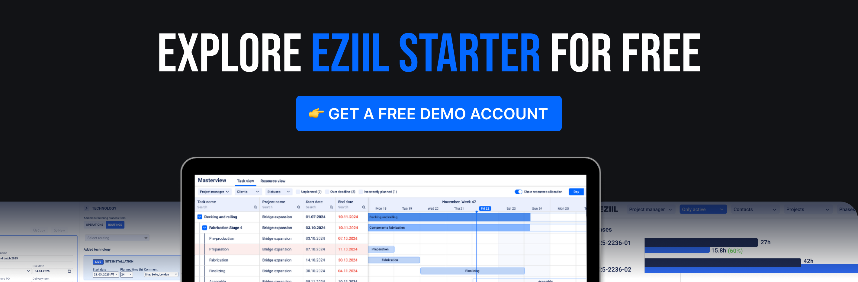 Steel projects planning scheduling software METAL FREE