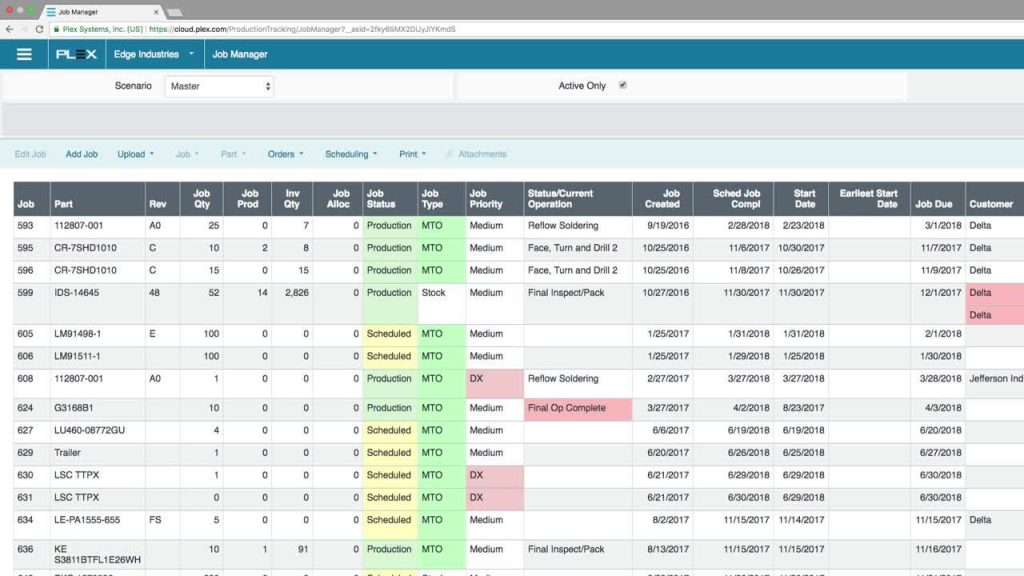 plex planning and scheduling software