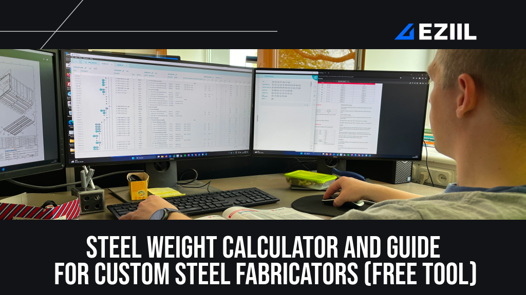 Steel weight calculator for custom metal fabricators