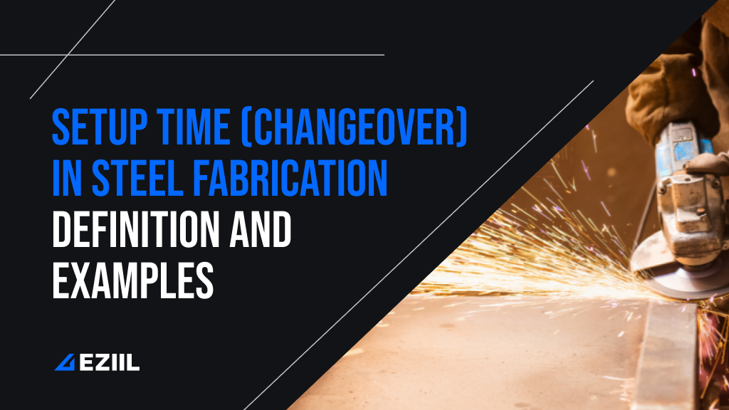 Machine Setup Time Graph Setup Time in Steel Fabrication: definition and examples
