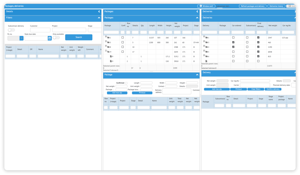 EZIIL Enterprise Shipment and deliveries