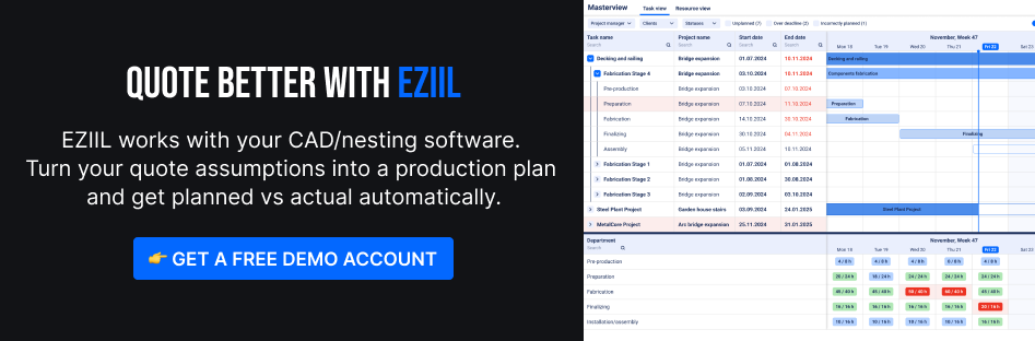 Steel Fabrication Estimating Software download EZIIL