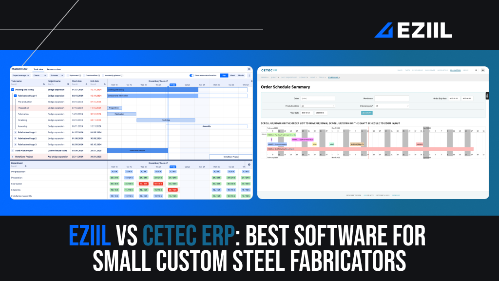 Cetec erp alternative for steel fabricators