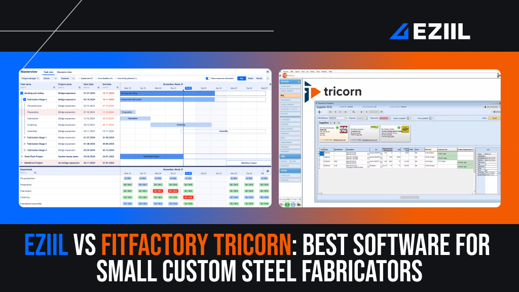 Fitfactory Tricorn MRP for custom steel fabricators