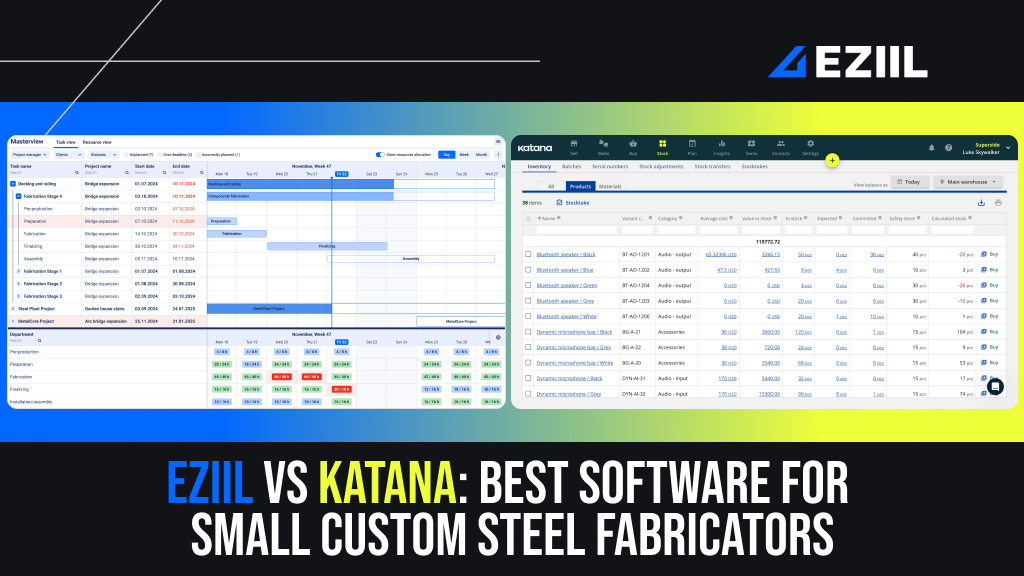 Katana MRP alternative for steel fabricators
