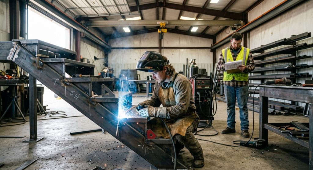 Metal Fabrication Shop Image
