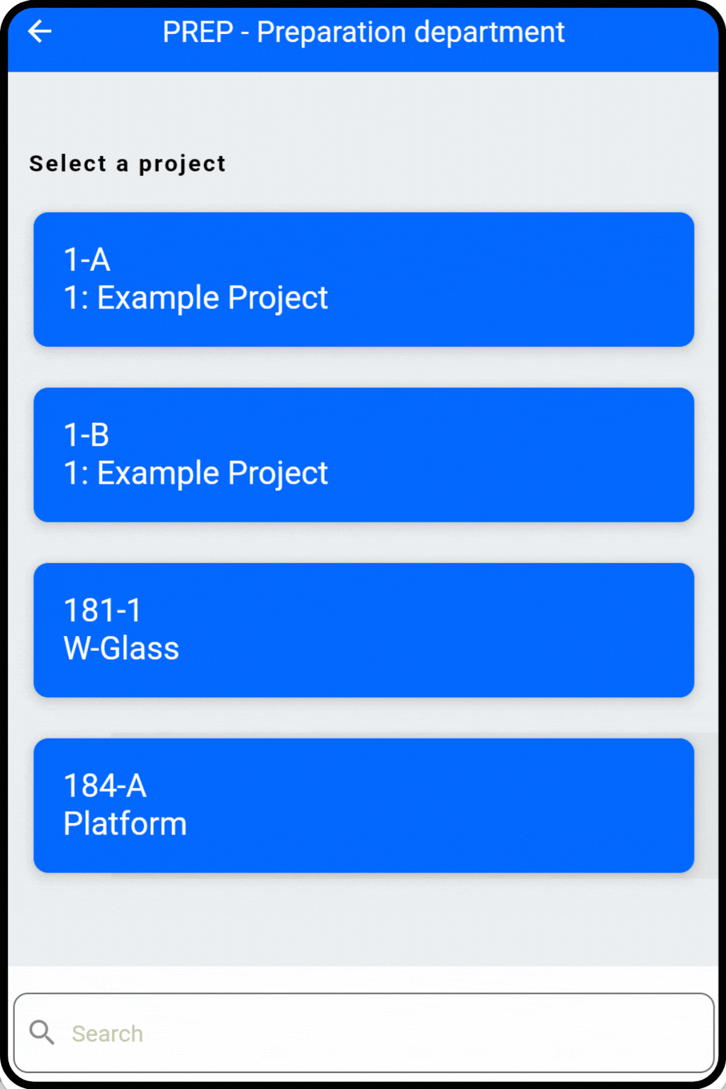 EZIIL Shop Floor Reporting mobile view